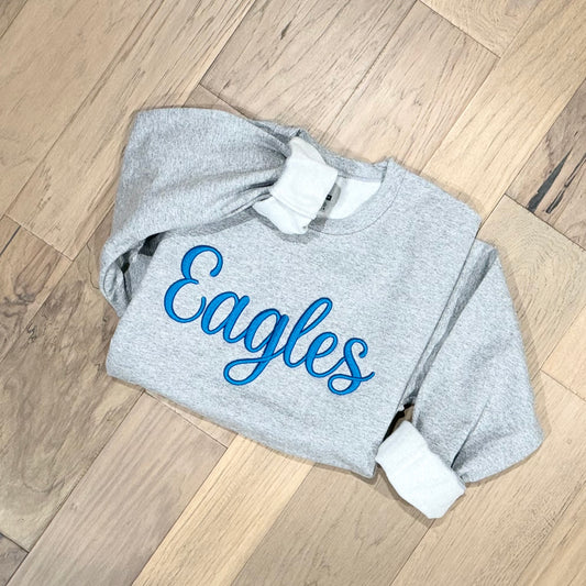 3D Embroidered Eagles Sweatshirt